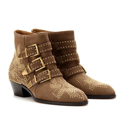 chloe boots brown|chloe susanna studded boots.